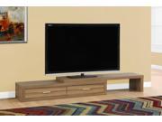 MONARCH I 2681 TV STAND 60 L TO 98 L EXPANDABLE WALNUT