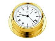 BARIGO 683MS Tempo Series Quartz Ships Clock Brass Housing 3.3 Dial
