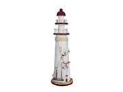 HANDCRAFTED MODEL SHIPS Lighthouse 15 8 Wooden Rustic Bay Harbor Decorative Lighthouse 15