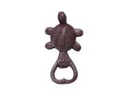 HANDCRAFTED MODEL SHIPS G 20 023 RED Rustic Red Cast Iron Turtle Bottle Opener 4