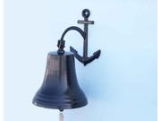 HANDCRAFTED MODEL SHIPS Bl 2018 5 black Oil Rubbed Bronze Hanging Anchor Bell 21