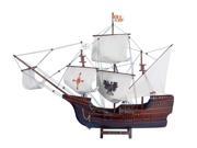 HANDCRAFTED MODEL SHIPS Santa Maria R 30 Eagle Wooden Santa Maria with Embroidery Tall Model Ship 30