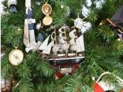 HANDCRAFTED MODEL SHIPS Star of India 7 XMASS Wooden Star of India Model Ship Christmas Tree Ornament