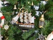 HANDCRAFTED MODEL SHIPS Constitution 7 XMASS Wooden USS Constitution Model Ship Christmas Tree Ornament