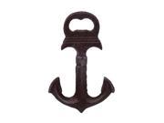 HANDCRAFTED MODEL SHIPS G 20 036 RED Rustic Red Deluxe Cast Iron Anchor Bottle Opener 6