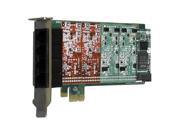 DIGIUM INC. 1A4B03F 1A4B03F 4 Port Modular Analog PCI Express x1 Card with 4 Trunk Interfaces and HW Echo Can