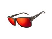 TIFOSI OPTICS 1270507654 Tifosi Hagen XL Clarion Red Lens Sunglasses Distressed Bronze