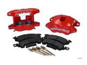 WILWOOD W6414011291R D52 FRONT CALIPER KIT RED