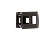 Jr Products Double Base And Switch Plate Brown 12205
