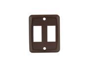 Jr Products Brown Double Switch Wall Plate 5 Pack 12891 5
