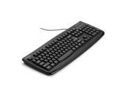 New Kensington K64407US Pro Fit Washable Keyboard USB PS2 Black