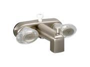 RV Tub Diverters 4 Two Handle Motorhome Trailer Shower Handle Brushed Nickel