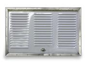 Norcold Refrigerator Side Vent 22 X14 White Metal Square Corners 616010PW