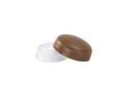 Jr Products Screw Covers Brown 20395