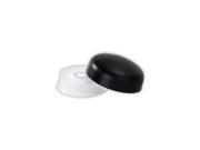 Jr Products Screw Covers Black 20385