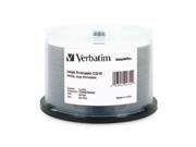 Verbatim 94755 Verbatim CD R DataLifePlus Printable Recordable Disc VER94755 VER 94755