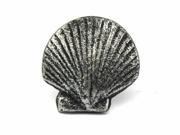 HANDCRAFTED MODEL SHIPS K 1301 silver Antique Silver Cast Iron Shell Napkin Ring 4 set of 2