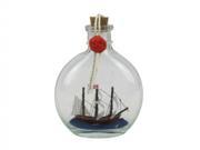 HANDCRAFTED MODEL SHIPS MayflowerBottle4 Mayflower Model Ship in a Glass Bottle 4