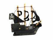 HANDCRAFTED MODEL SHIPS CARIBBEAN PIRATE 4 MAGNET Wooden Caribbean Pirate Ship Model Magnet 4