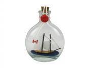 HANDCRAFTED MODEL SHIPS BluenoseBottle4 Bluenose Sailboat in a Glass Bottle 4