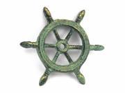 HANDCRAFTED MODEL SHIPS K 1293 bronze Antique Bronze Cast Iron Ship Wheel Decorative Paperweight 4