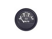 FARIA BEEDE INSTRUMENTS 12821 Faria 2 Voltmeter 10 16 VDC Euro Black