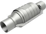 MagnaFlow 49 State Converter 51236 Universal-Fit Catalytic Converter; Grade Series; 2.5 in. Tubing/Inlet/Outlet; Overall L-13.00 in.; O2 Sensor Location Post C MagnaFlow 49 State Converter 51236 Universal-Fit Catalytic Converter; Grade Series; 2.5 in. Tubing/Inlet/Outlet; Overall L-13.00 in.; O2 Sensor Location Post C