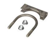AP EXHAUST PRODUCTS APEH214 CLAMP EXTRA HEAVY DUTY 2 1 4IN 3 8IN U BOLT W 11 GA. SADDLE
