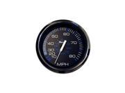 FARIA BEEDE INSTRUMENTS 33705 Faria 4 Speedometer 80MPH Mechanical Chesapeake Black SS