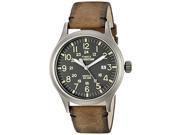 TIMEX TW4B017009J Timex Expedition Scout Metal Brown Leather Gray Dial