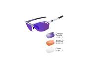 TIFOSI OPTICS 1280107823 Tifosi Wasp Clarion Purple AC Red Clear Lens Sunglasses Race Purple