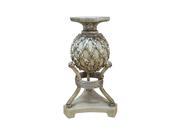 DESIGN TOSCANO RNZ3281 WOVEN ORB 9IN CANDLESTICK