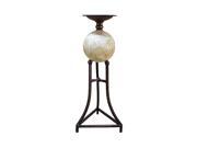 DESIGN TOSCANO RNZ3279 ELEVATED SPHERE 16IN CANDLESTICK