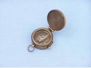 HANDCRAFTED MODEL SHIPS CO 0591 AN Antique Brass Magellan Compass 2
