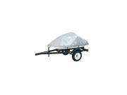 DALLAS MANUFACTURING CO. BC1303B Dallas Manufacturing Co. Polyester Personal Watercraft Cover B Fits 3 Seater Model Up To 124 L x 49 W x 40 H Silver