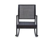 BENZARA 27173 Classy Metal and PE Rattan Swing Chair