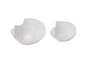 BENZARA 44774 Ceramic Seashell Bowl s 2 9 11 w
