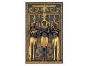 DESIGN TOSCANO WU76515 EGYPTIAN PHARAOH AND HIS MAIDENS PLAQUE