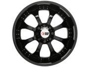 ROLLING BIG POWER RBP96R 2090 70 00MB 96R X9 MACHINED BLACK DUAL DRILLED FOR 1500 CHEVY and F150 WITH 00 OFFSE