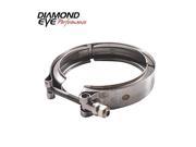 DIAMOND EYE PERFORMANCE DEPVC400HX40 V BAND CLAMP FOR HX40 TURBO; STAINLESS