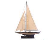 HANDCRAFTED MODEL SHIPS ENT R 35 RUSTIC Wooden Vintage Enterprise Limited Model Sailboat Decoration 35