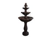 BENZARA ALP USA1168 59 Inch 3 Tier Pedestal Fountain