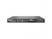 PLANET WGSW 20160HP 16 Port 10 100 1000Mbps 802.3at PoE 4 Port Gigabit TP SFP Combo Managed Switch