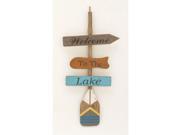 BENZARA 48682 Unique Wood Wall Decor Lake BENZARA 48682 Unique Wood Wall Decor Lake