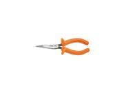 KLEIN TOOLS D203 6 INS Klein Tools Insulated Standard Long Nose Pliers Side Cutting 6