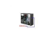 SUPERMICRO CSE 732D2 500B Supermicro SuperChassis 500W Mid Tower Server Chassis Black Chassis only. Does not include CPU MB HD Memory or other parts sho