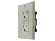 Diamond DIGWDR20WT 20 AMP DECOR RECEPTACLE WITH COVER WHITE