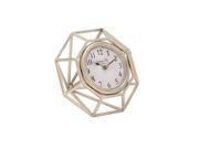 BENZARA 54727 Inventive Metal Table Clock