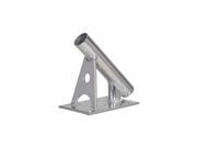 LEE S TACKLE MX7003CR Lees MX Pro Series Fixed Angle Center Rigger Holder 45 1.5 ID Bright Silver