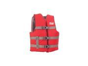 STEARNS 3000004472 Stearns Classic Youth Life Jacket 50 90lbs Red Grey